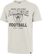 '47 Men's '47 Natural Las Vegas Raiders Head On Scrum Slub T-Shirt
