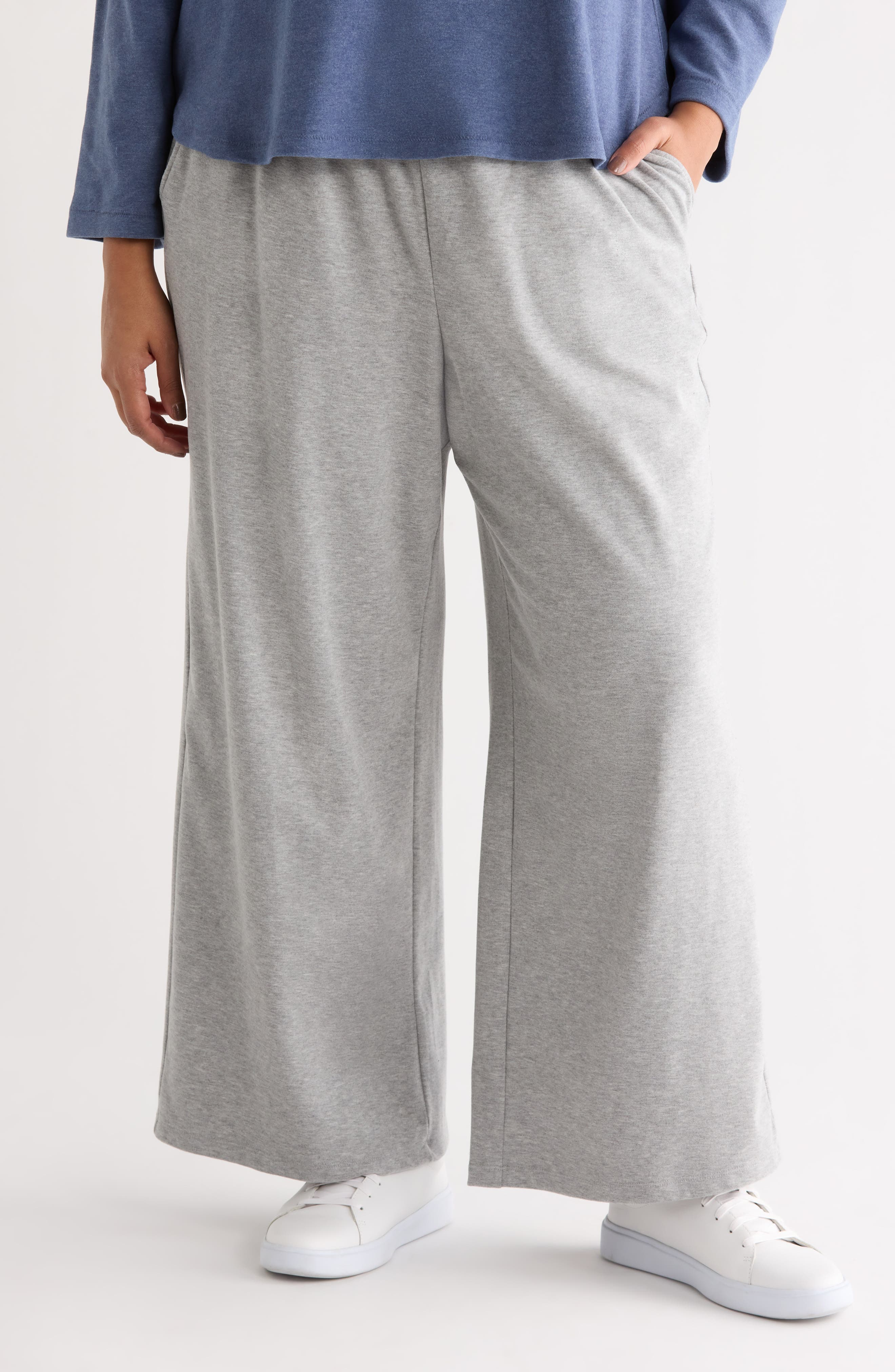 MAX STUDIO Drawstring Waist Wide Leg Pants