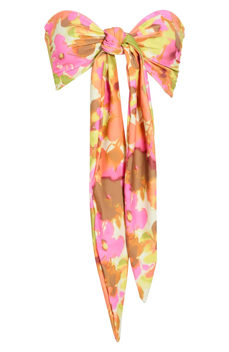 Free People Jodie Convertible Bandeau Bikini Top, Main, color, Pink Combo