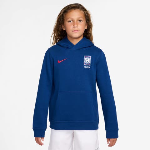 Youth Nike Blue South Korea National Team Club Hoodie