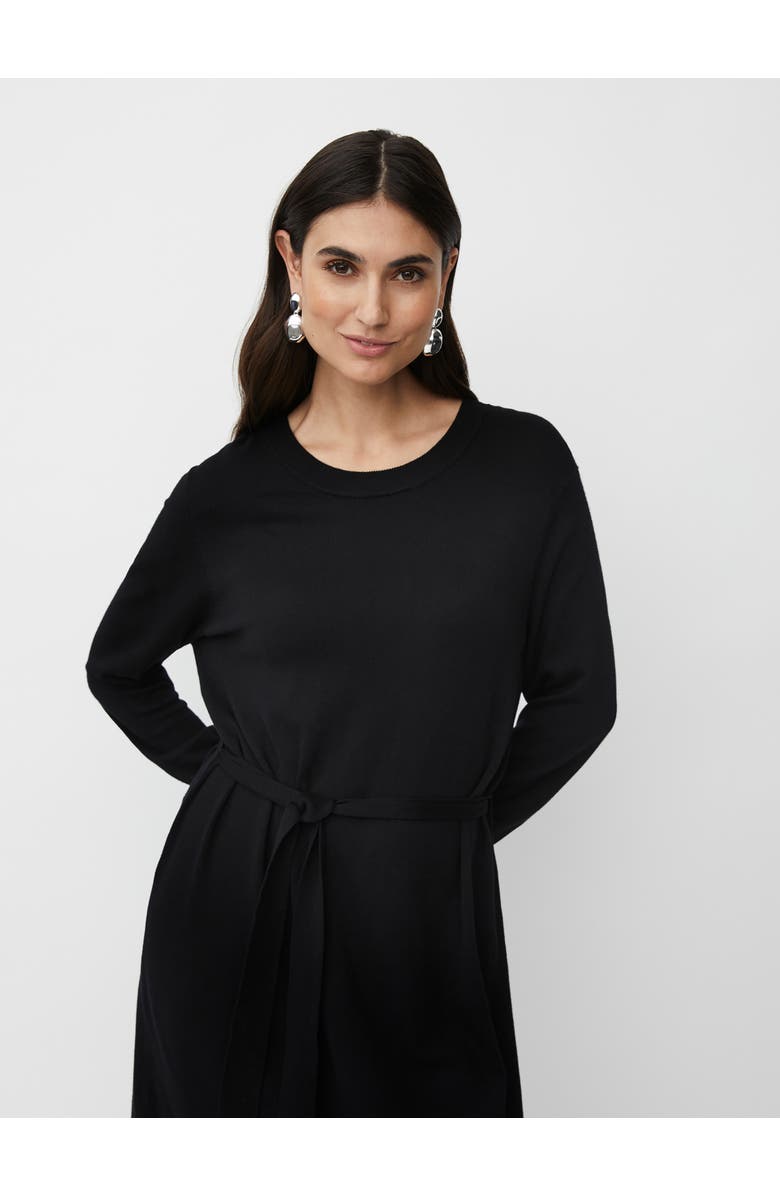 Masai Copenhagen MaNisuta Long Sleeve Belted Waist Dress, Alternate, color, Black