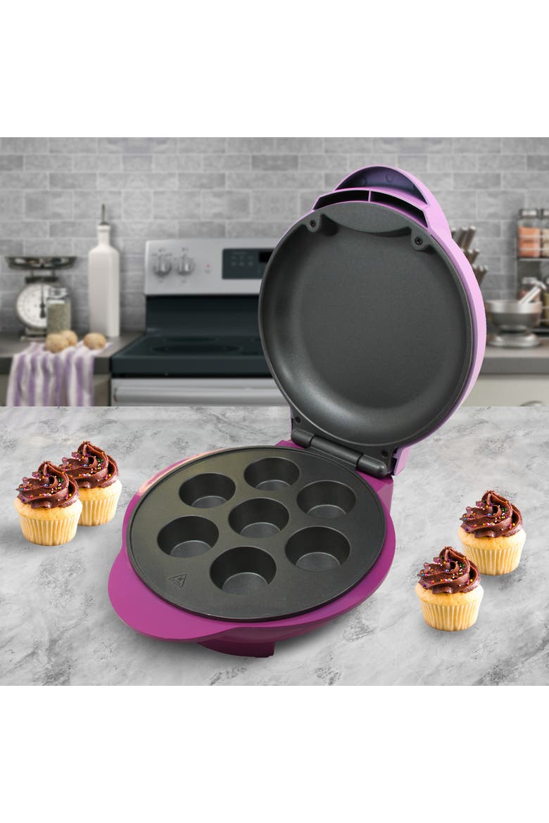 Mini Cupcake Maker in Pink, Alternate, color, Pink