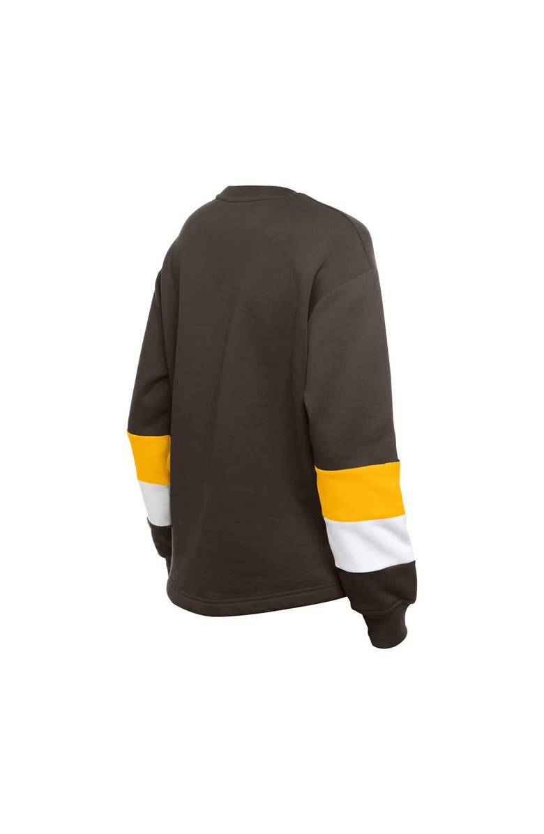 New Era Women's New Era  Brown San Diego Padres Game Day Color Pullover Sweatshirt, Alternate, color, 