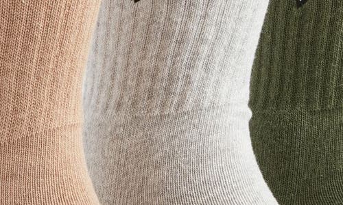 Arvin Goods Assorted 3-pack Top Stripe Crew Socks In Multi