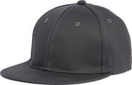 NORDSTROM RACK Laminated Flat Bill Baseball Cap