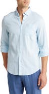 Original Penguin Linen Blend Woven Solid Button-Down Shirt
