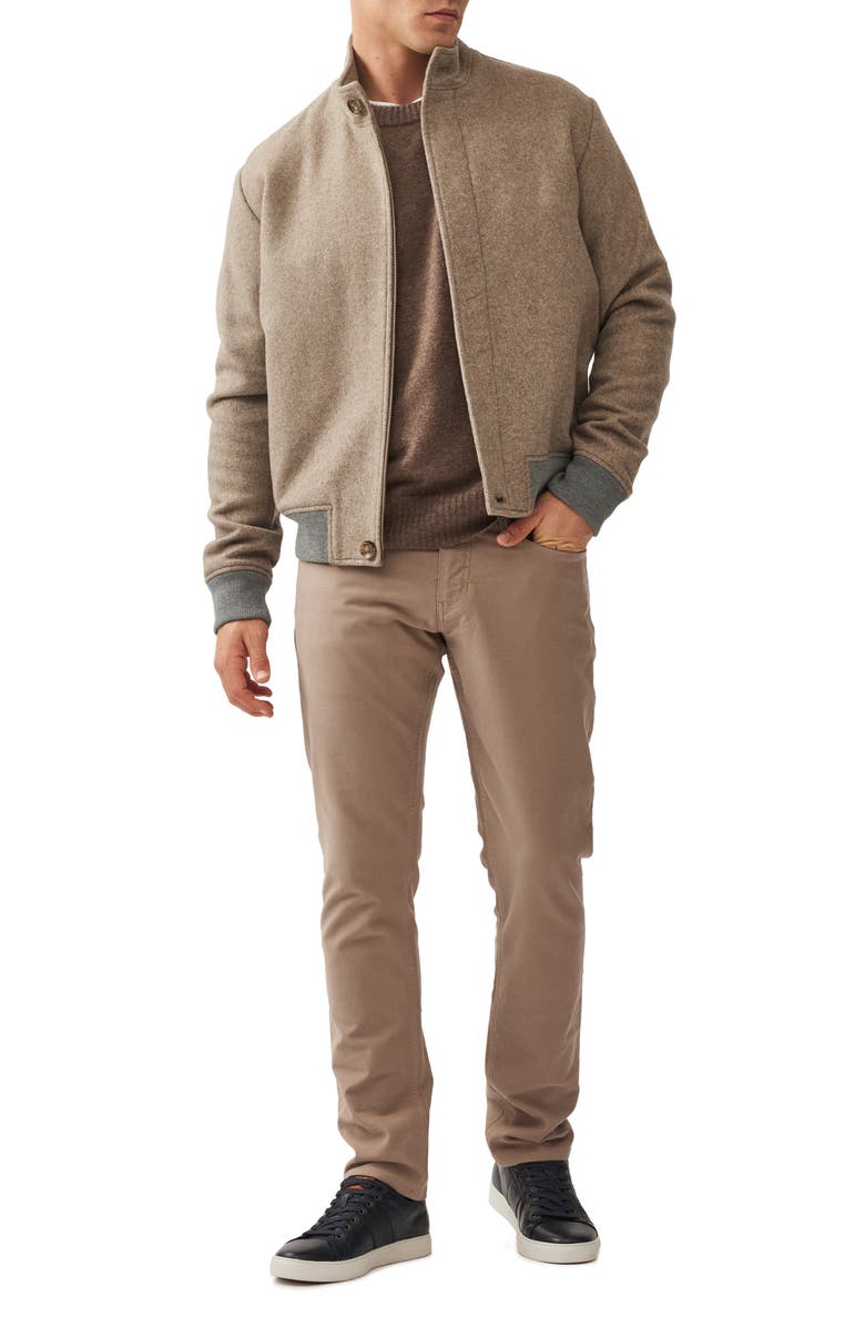 Rodd & Gunn Lake Taylor Bomber Jacket, Alternate, color, Fawn