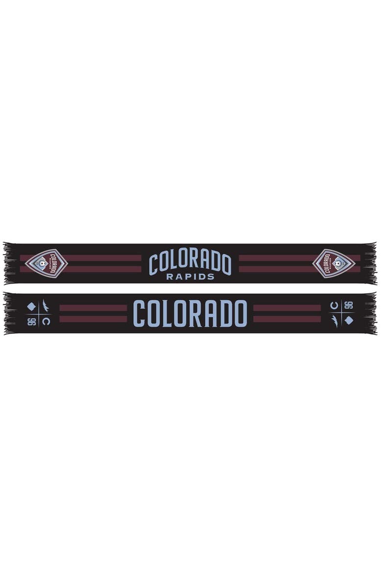 Colorado Rapids Jersey Hook Scarf, Main, color, Black