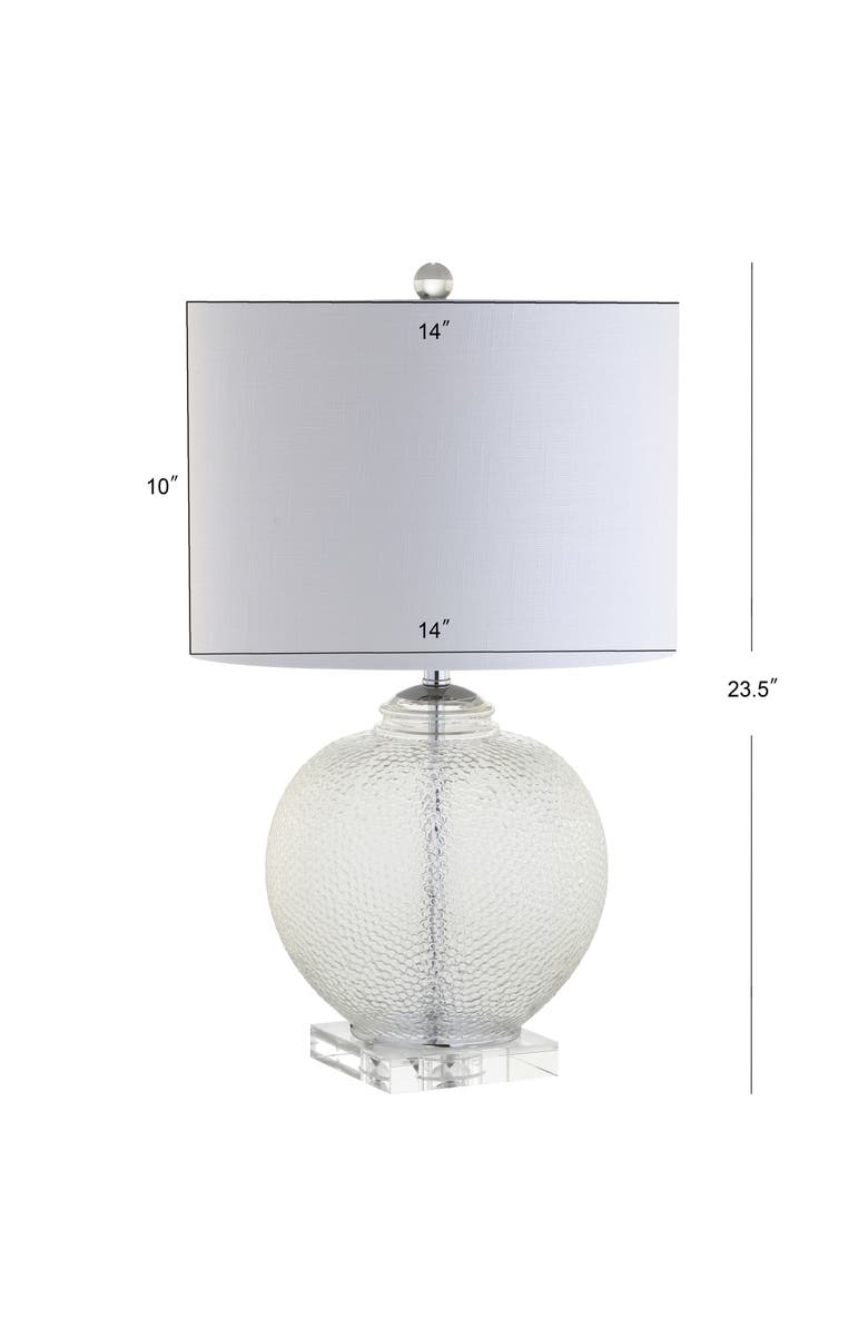 JONATHAN Y Avery Glass / Crystal LED Table Lamp, Alternate, color, 