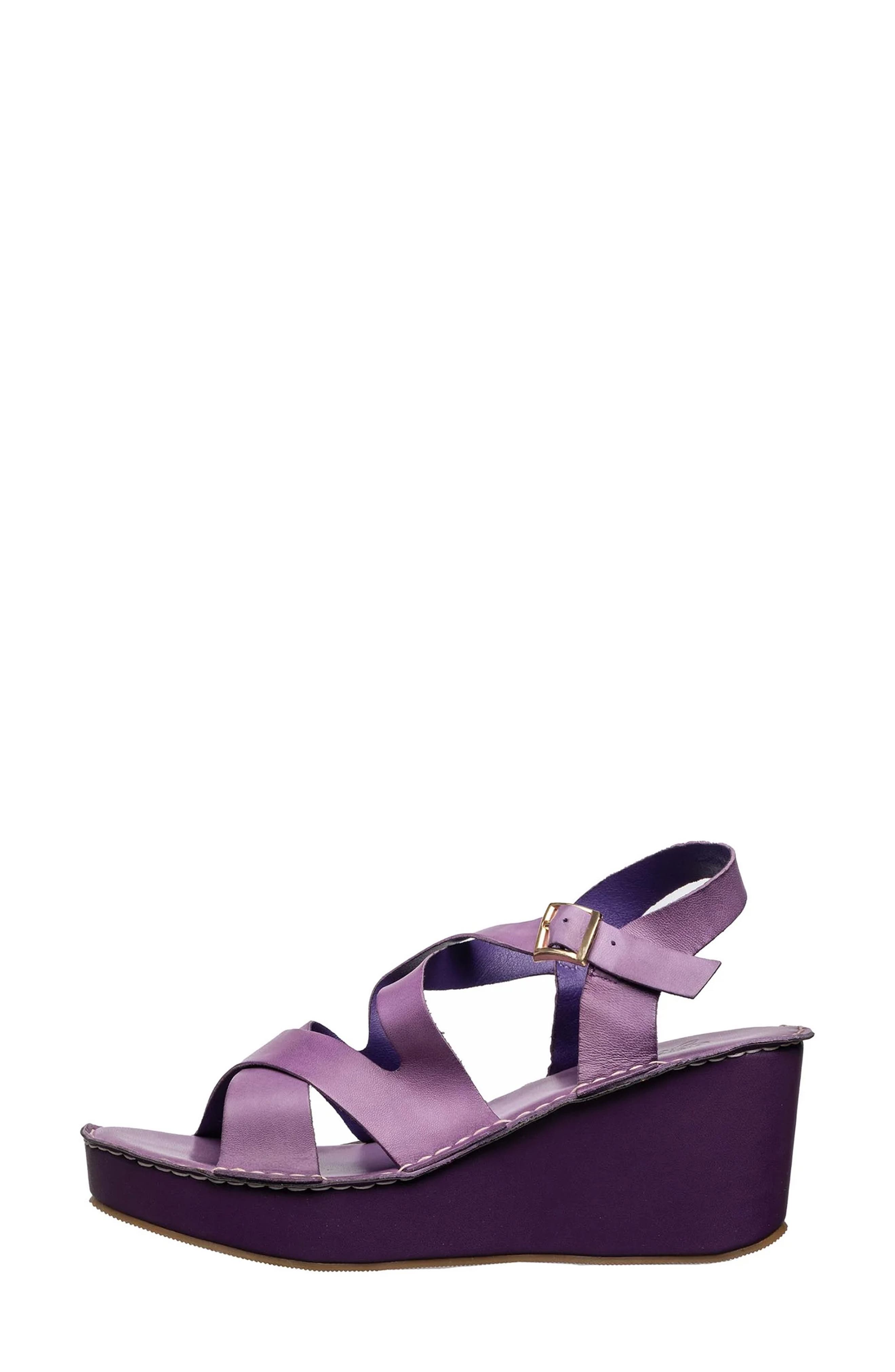 ANTELOPE Sari Platform Wedge Sandal, Alternate, color, Iris
