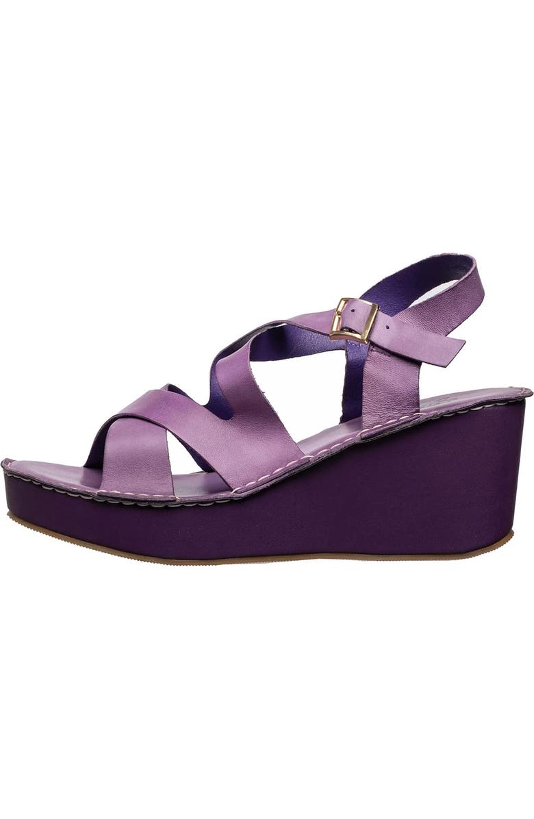 ANTELOPE Sari Platform Wedge Sandal, Alternate, color, Iris