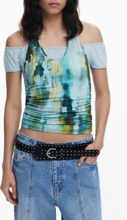 Desigual Halter Neck Top