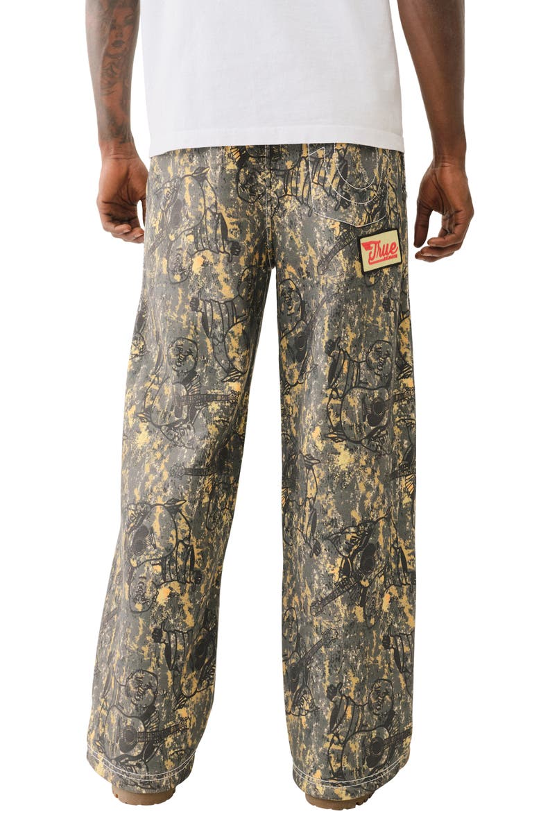 True Religion Buddha Camo Sweatpants, Alternate, color, 