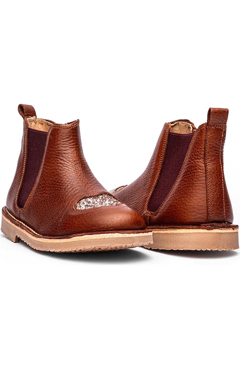 CHILDRENCHIC Kids' Monica Chelsea Boot, Main, color, Brown