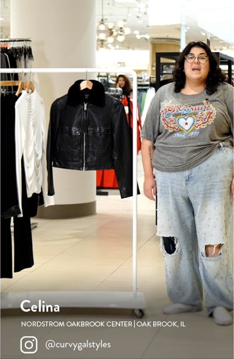 Safiya Leather Jacket, sales video thumbnail