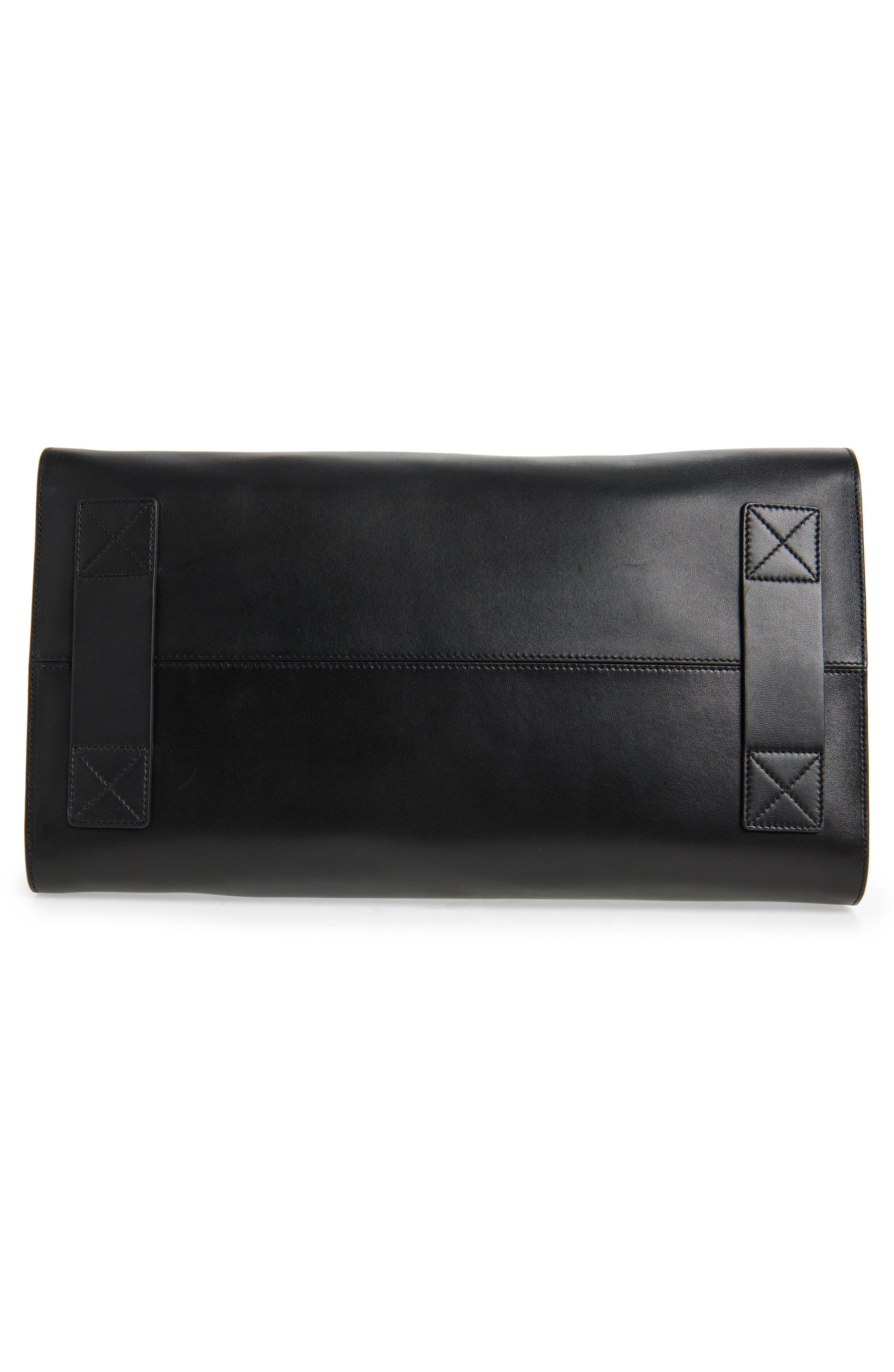 Moschino Jumbo Tie Me Leather Tote, Alternate, color, 