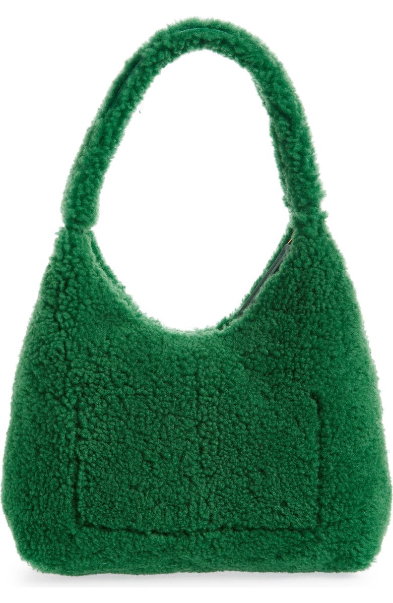 Mansur Gavriel Soft Candy Genuine Shearling Shoulder Bag, Alternate, color,
