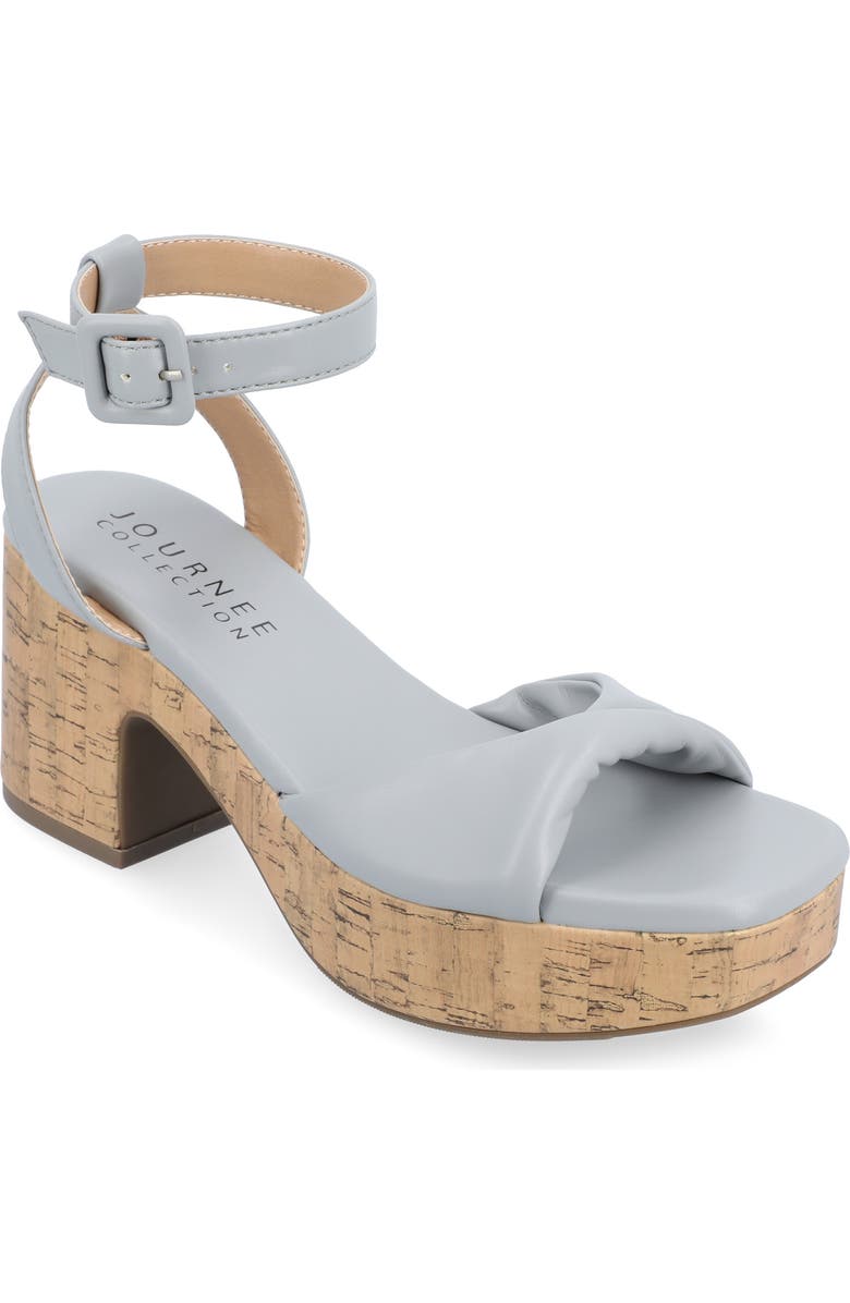 Journee Collection Eianna Sandal, Main, color, Blue