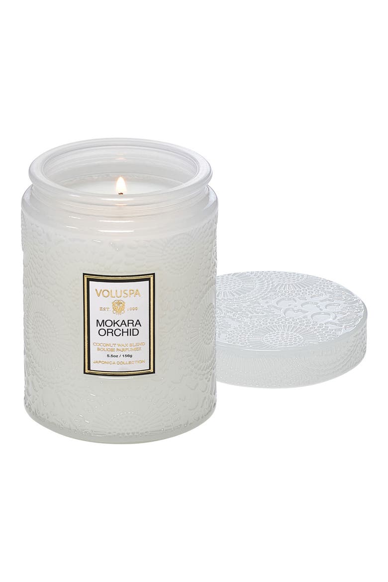 Mokara Orchid Small Jar Candle, Alternate, color, NO COLOR