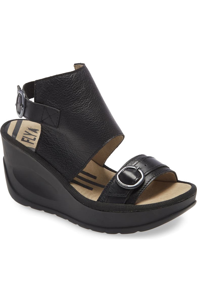Fly London Jeno Wedge Sandal, Main, color,