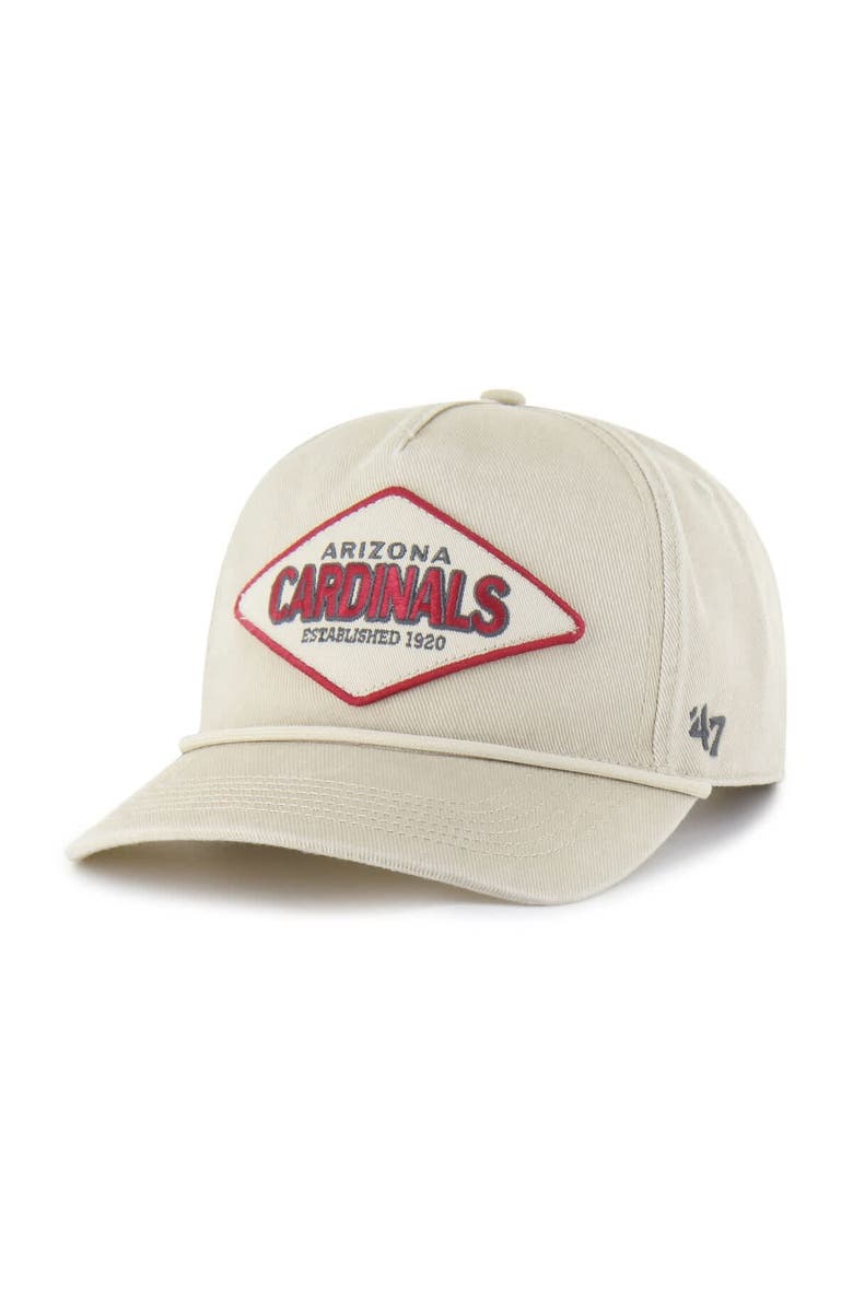 '47 Men's '47 Khaki Arizona Cardinals Cairn Hitch Adjustable Hat, Alternate, color, Khaki