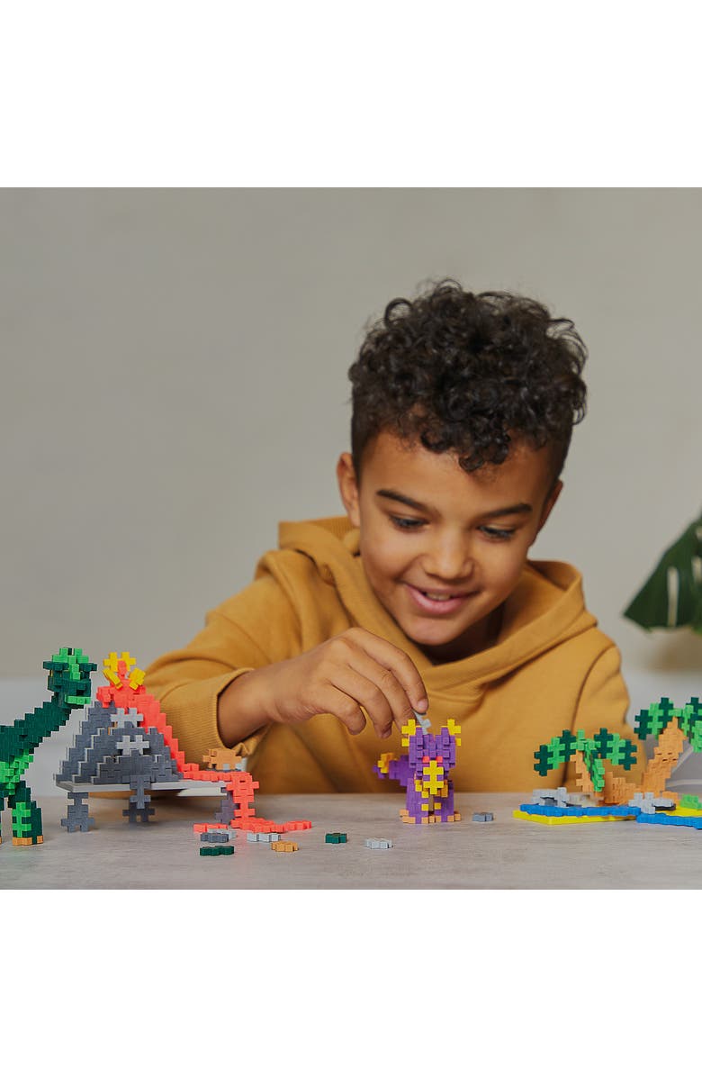 Plus-Plus USA 400-Piece Learn to Build Dinosaur Kit, Alternate, color, Multi