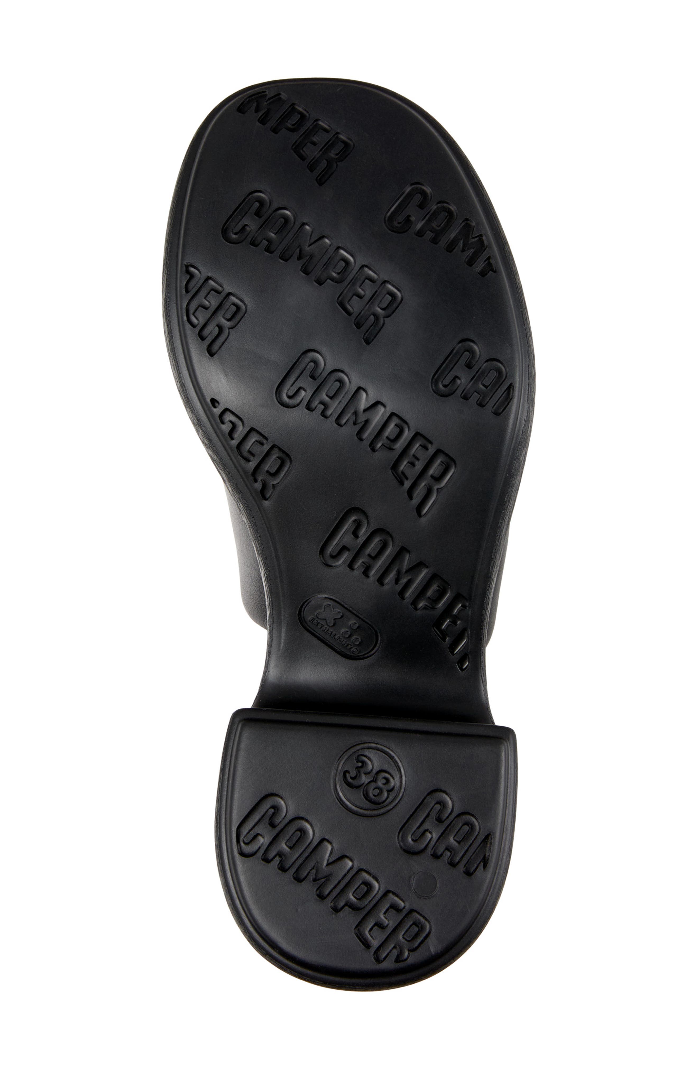 Camper Thelma Platform Slide Sandal, Alternate, color, Black