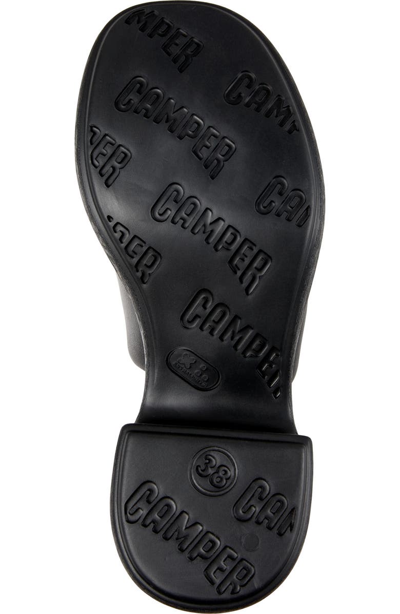 Camper Thelma Platform Slide Sandal, Alternate, color, Black