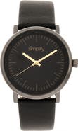 SIMPLIFY The 6200 Leather-Strap Watch