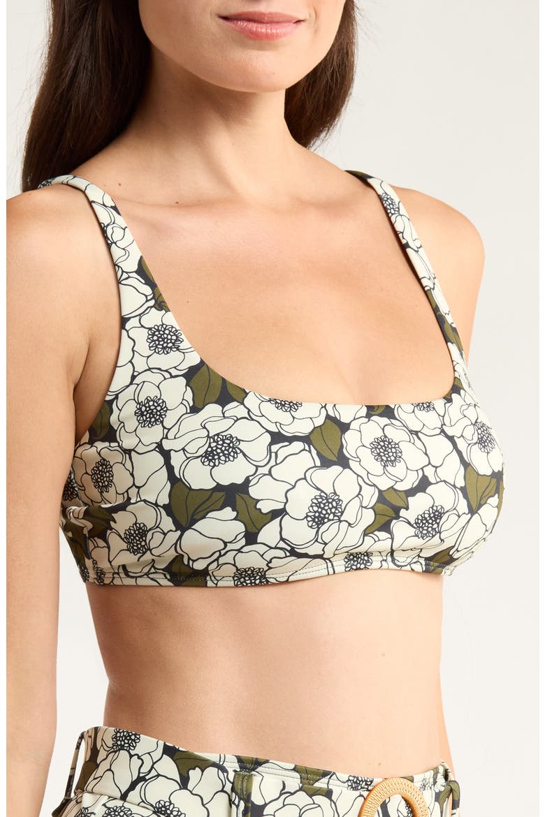 Conny Floral Bikini Top, Alternate, color, BLACK OLIVE FL OUTLINE POPPIES