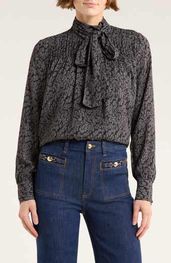 Derek Lam 10 Crosby Valentine Pussybow Top