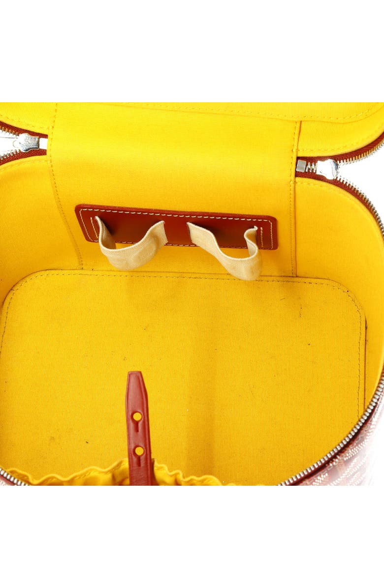 Pre-Owned Goyard Muse Vanity Case Coated Canvas, Alternate, color, Red