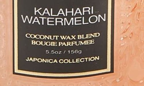 Voluspa Kalahari Watermelon Small Jar Candle In Orange