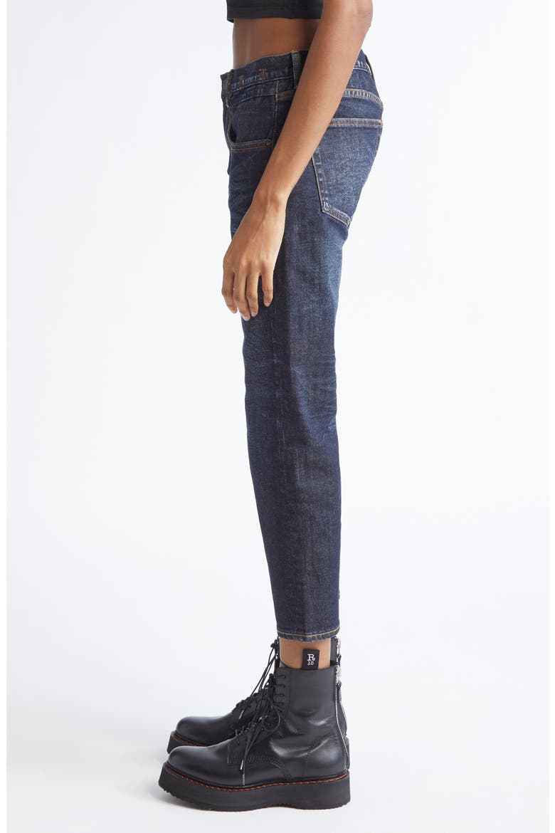 Boyfriend Straight Leg Jeans, Alternate, color, AVERY INDIGO