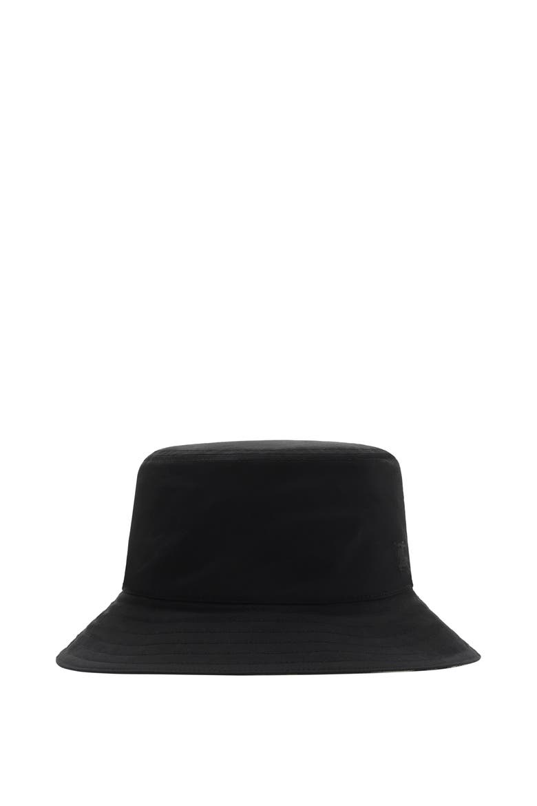 Reversible Gabardine Bucket Hat, Main, color, Black/sand beige
