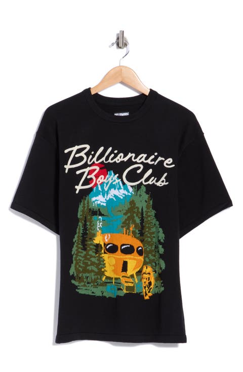Peak Intarsia Graphic T-Shirt