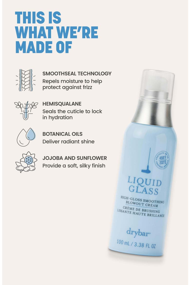 Liquid Glass High-Gloss Smoothing Blowout Cream, Alternate, color, NO COLOR