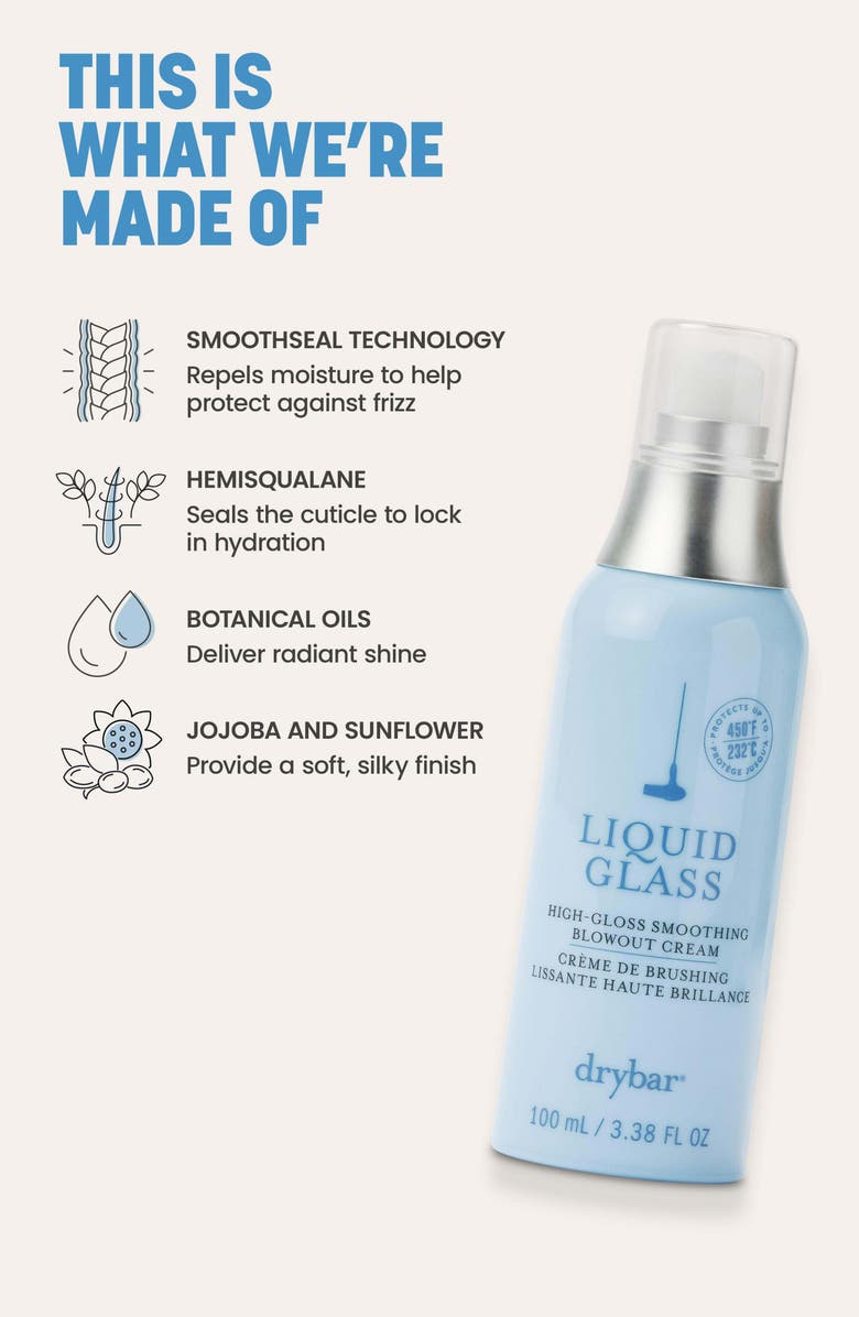 Drybar Liquid Glass High-Gloss Smoothing Blowout Cream, Alternate, color,