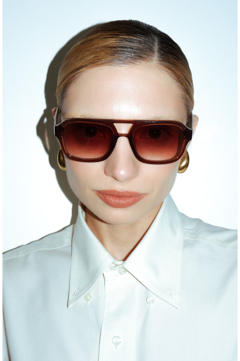 Runway Sunglasses, Alternate, color, Mocca