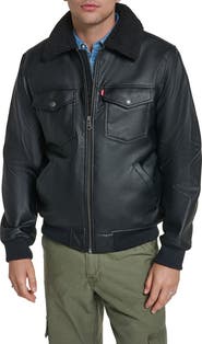 Levi's Faux Leather Bomber Jacket