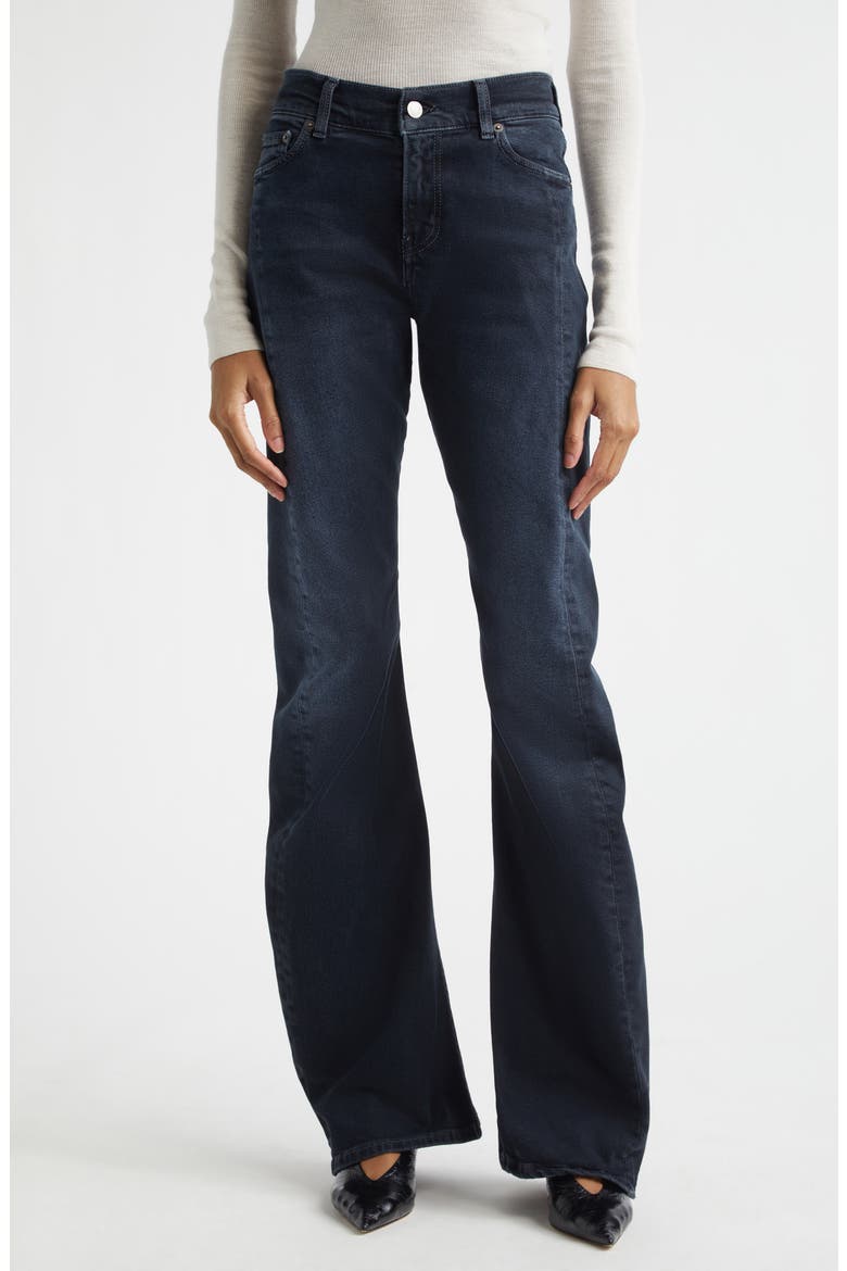 Gery Straight Leg Jeans, Main, color, BLACK MOON