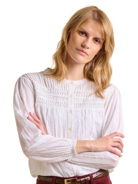 Angelica Long Sleeve Round Neck Shirt