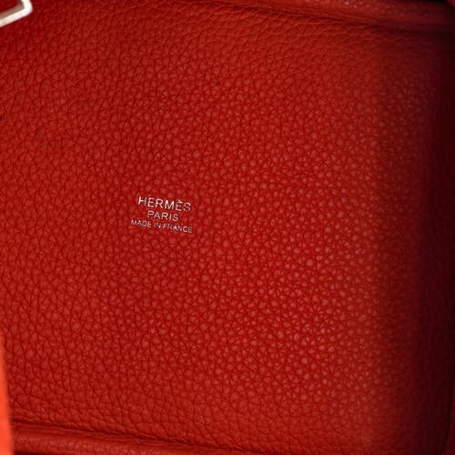 Pre-owned Hermes Hermes Picotin Lock Bag Maurice Pm In Orange