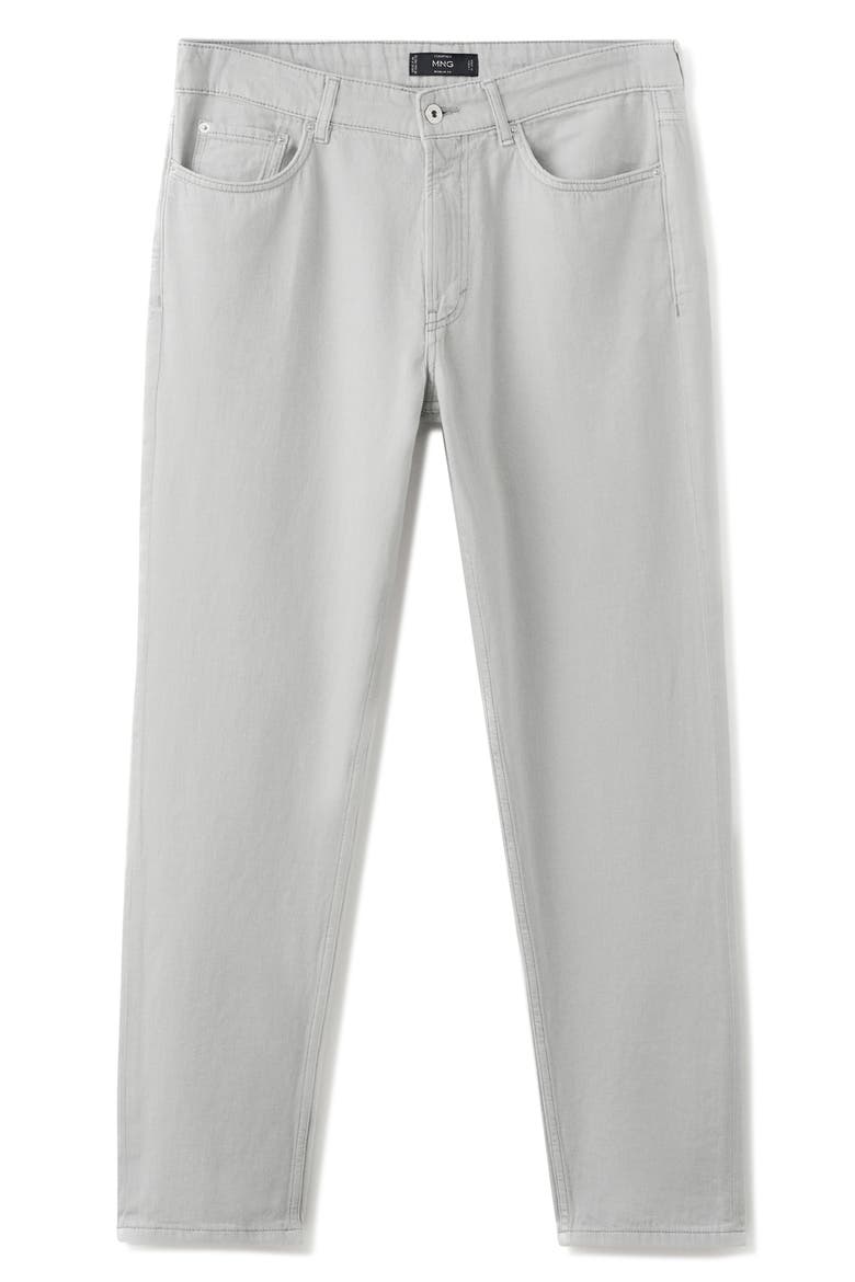 Lori Tapered Jeans, Alternate, color, ICE GREY