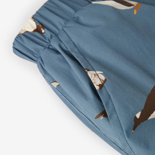 Milkbarn Cargo Windbreaker Pants In Blue