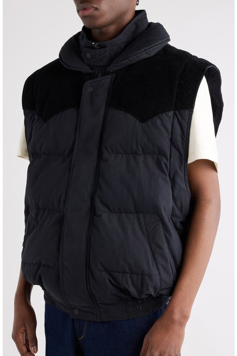 Dawson Down Convertible Jacket, Alternate, color, FADED BLACK