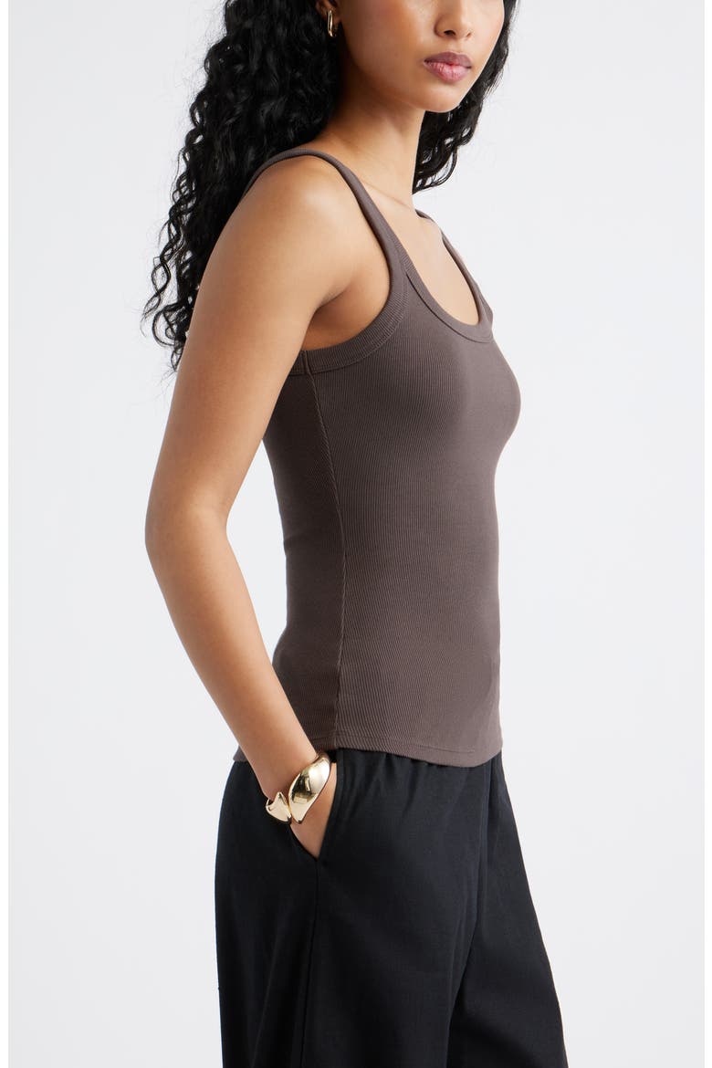 Rib Tank, Alternate, color, BROWN SEAL