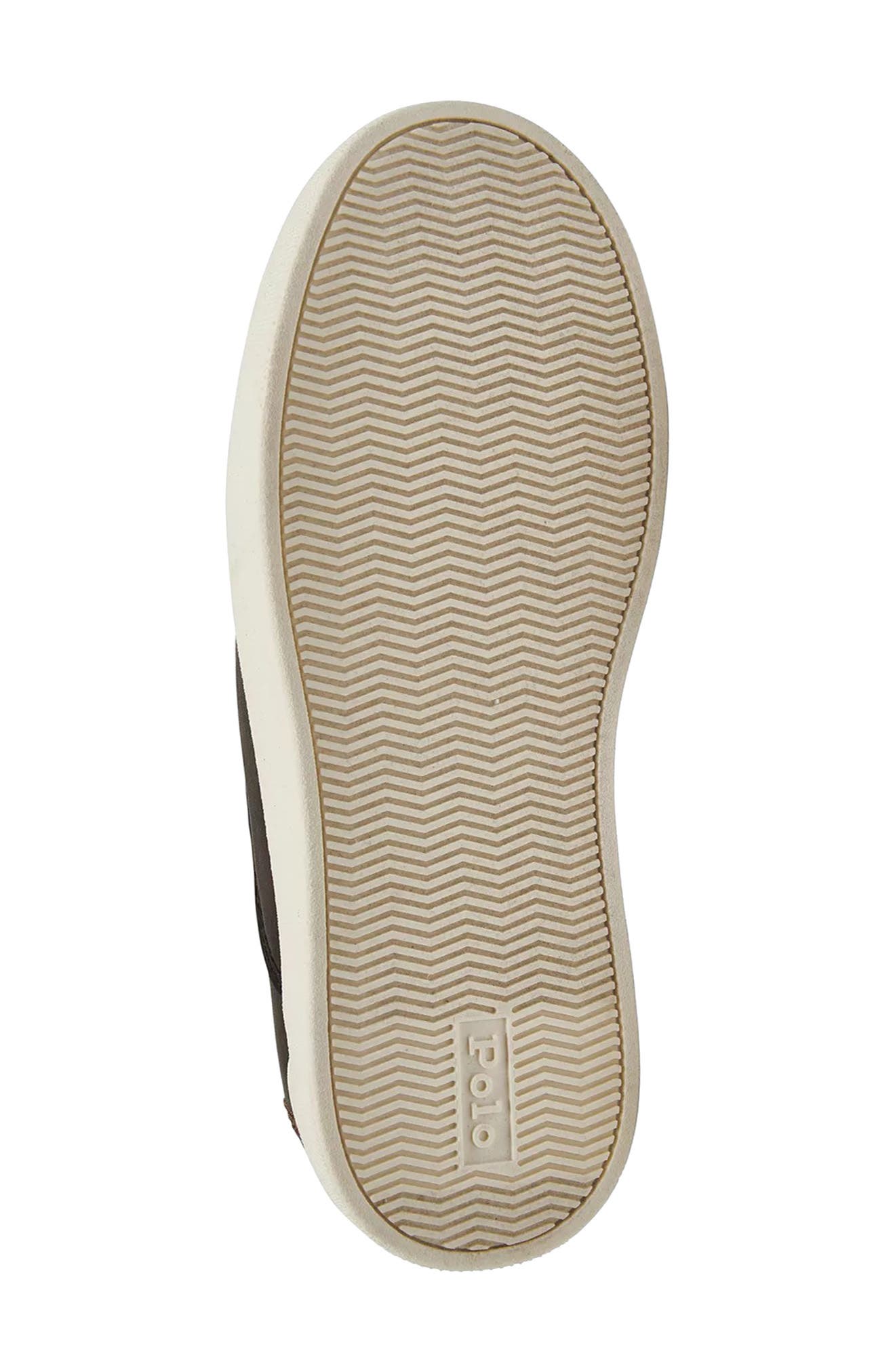 Ralph Lauren Kids' Filip Slip-On Sneaker, Alternate, color, Chocolate/ Tan