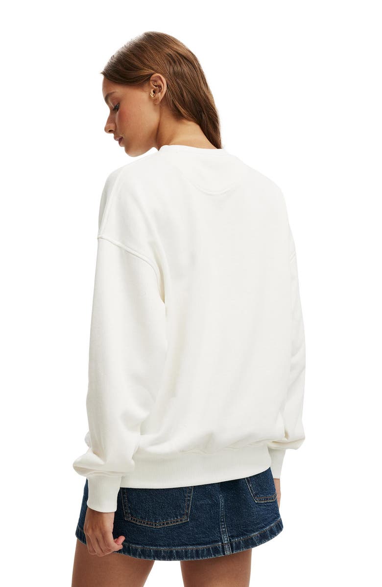 Cotton On Women's Classic Graphic Crew Sweatshirt, Alternate, color,