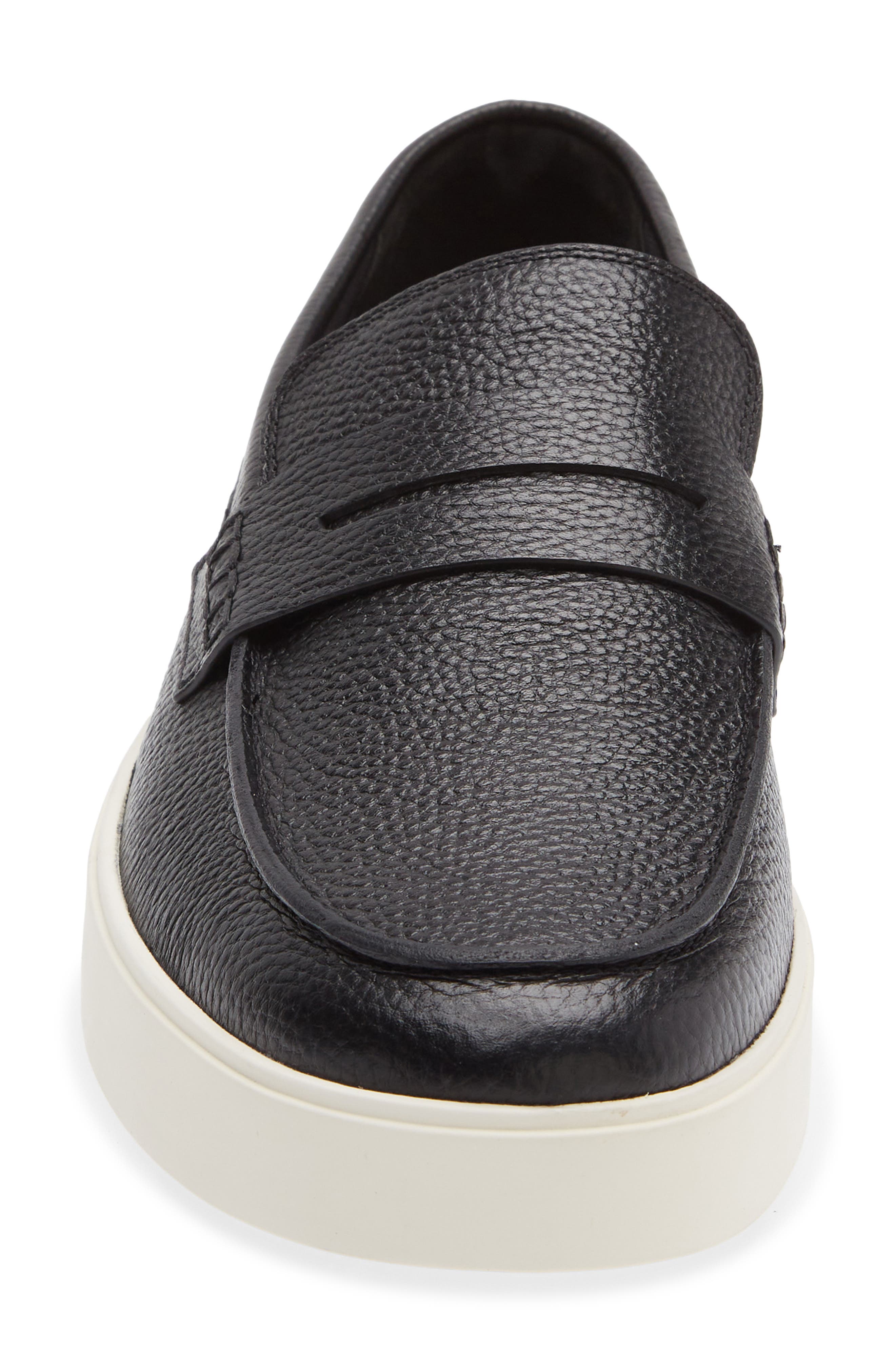 Teo Penny Loafer, Alternate, color, BLACK
